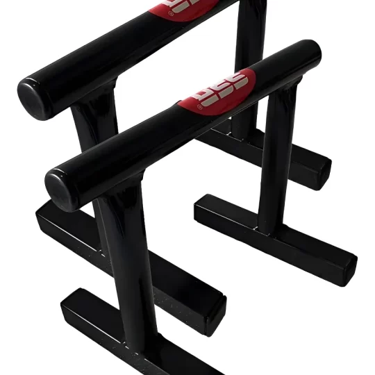 Lagartijeras Par Barras Metal Push Up Ejercicio Gym Calidad Color Negro